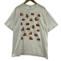 半袖Tシャツ 90s SOF TEE DOG 犬 48手 プリントTee XL ホワイト ホワイト