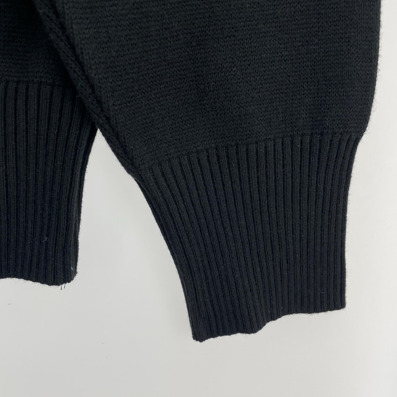 ニット ZIP DRIVERS KNIT XL ブラック