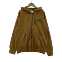 パーカー × 24AW Champion ZIP HOOD SWEAT 茶 (XL) ブラウン