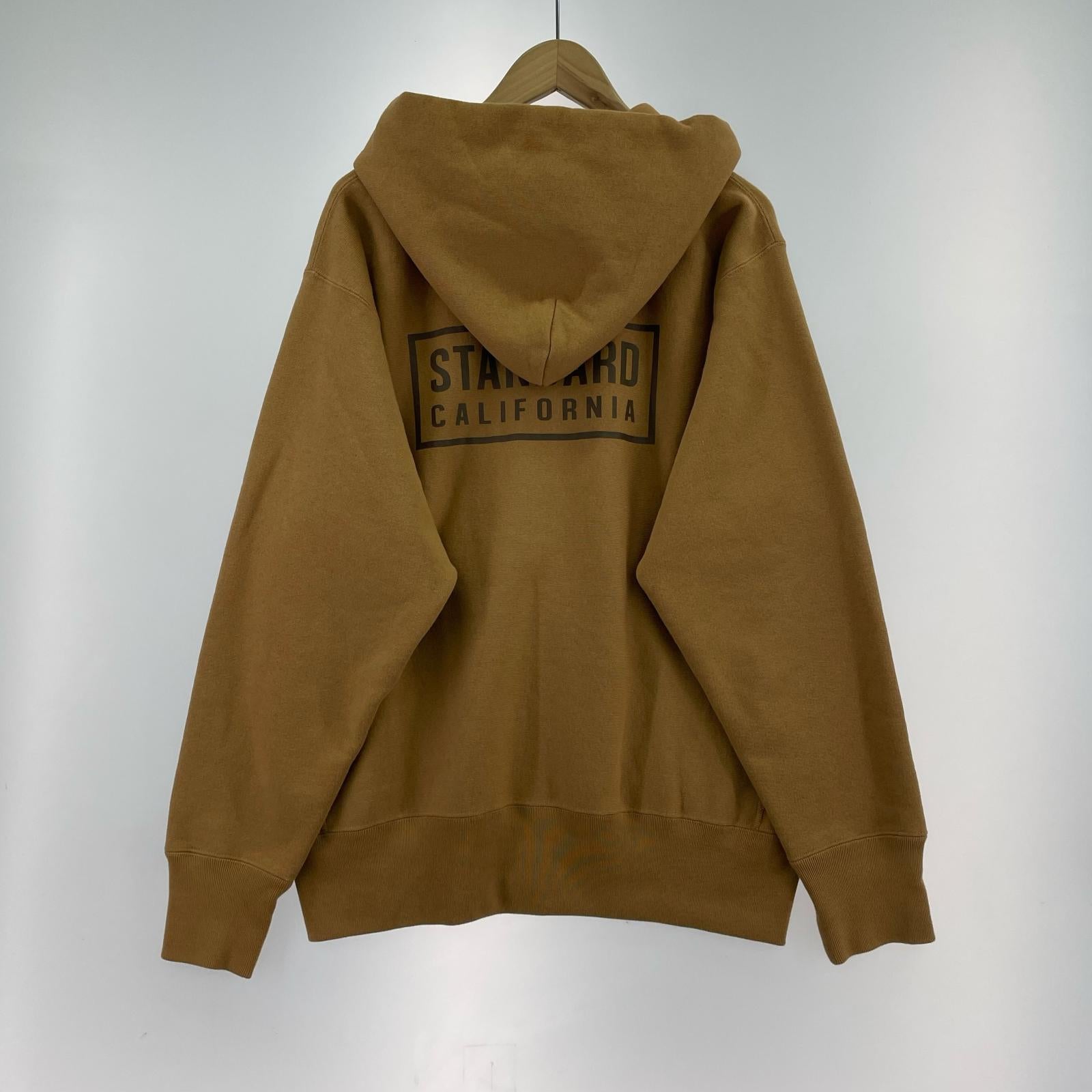 パーカー × 24AW Champion ZIP HOOD SWEAT 茶 (XL) ブラウン