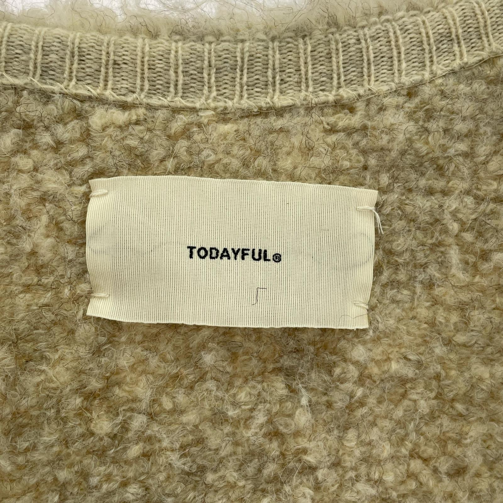 カーディガン Brashed Mix Cardigan ベージュ フリー ベージュ