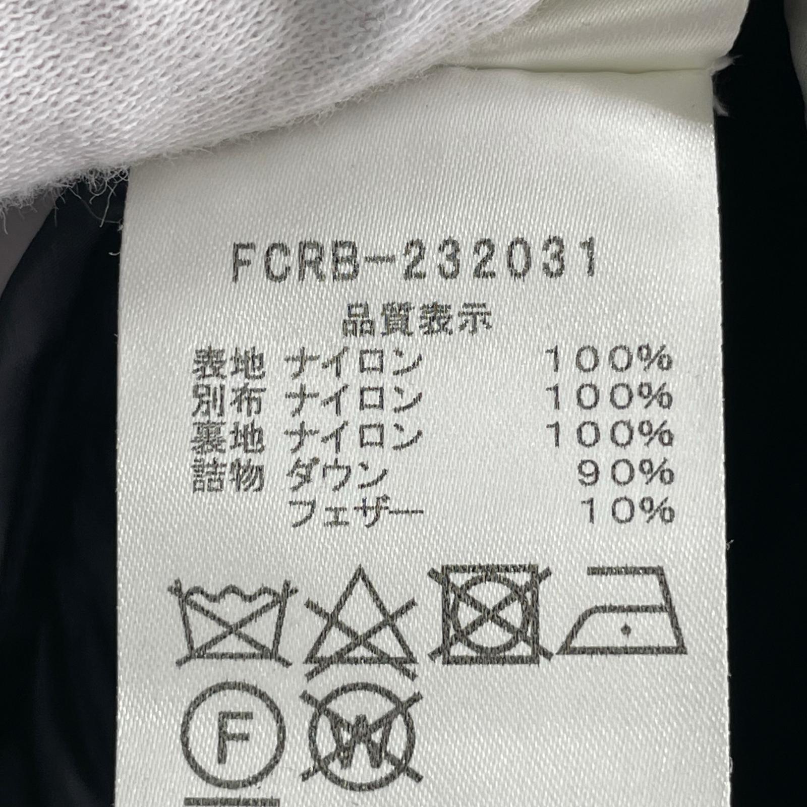 ダウンベスト ゼブラ柄 ダウンベスト 黒白 L