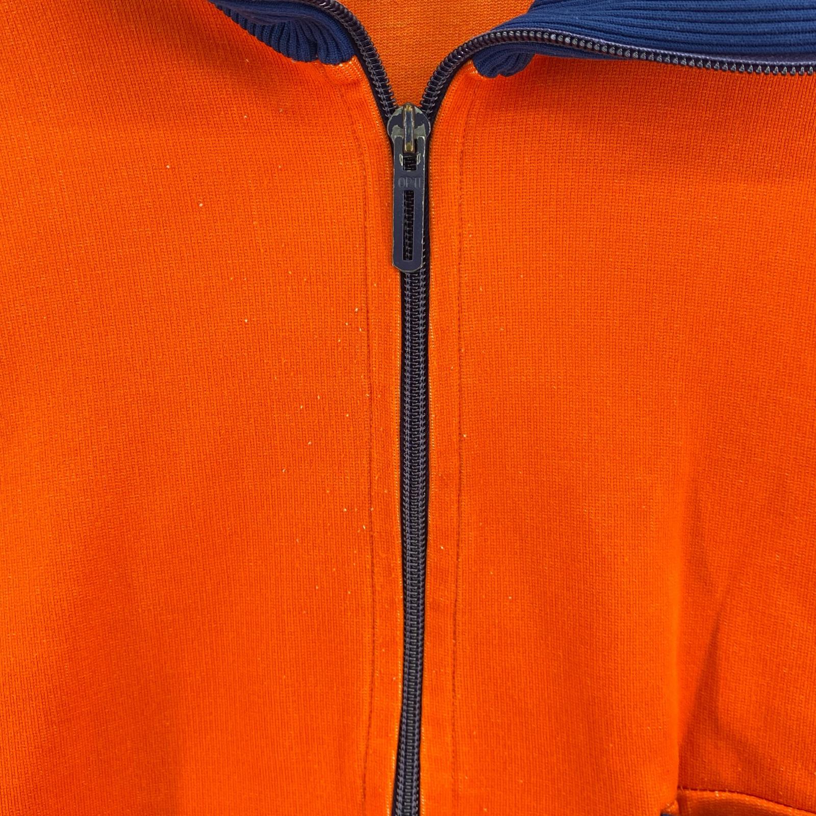 ジャケット OPTI ジップ トラックジャケット オレンジ