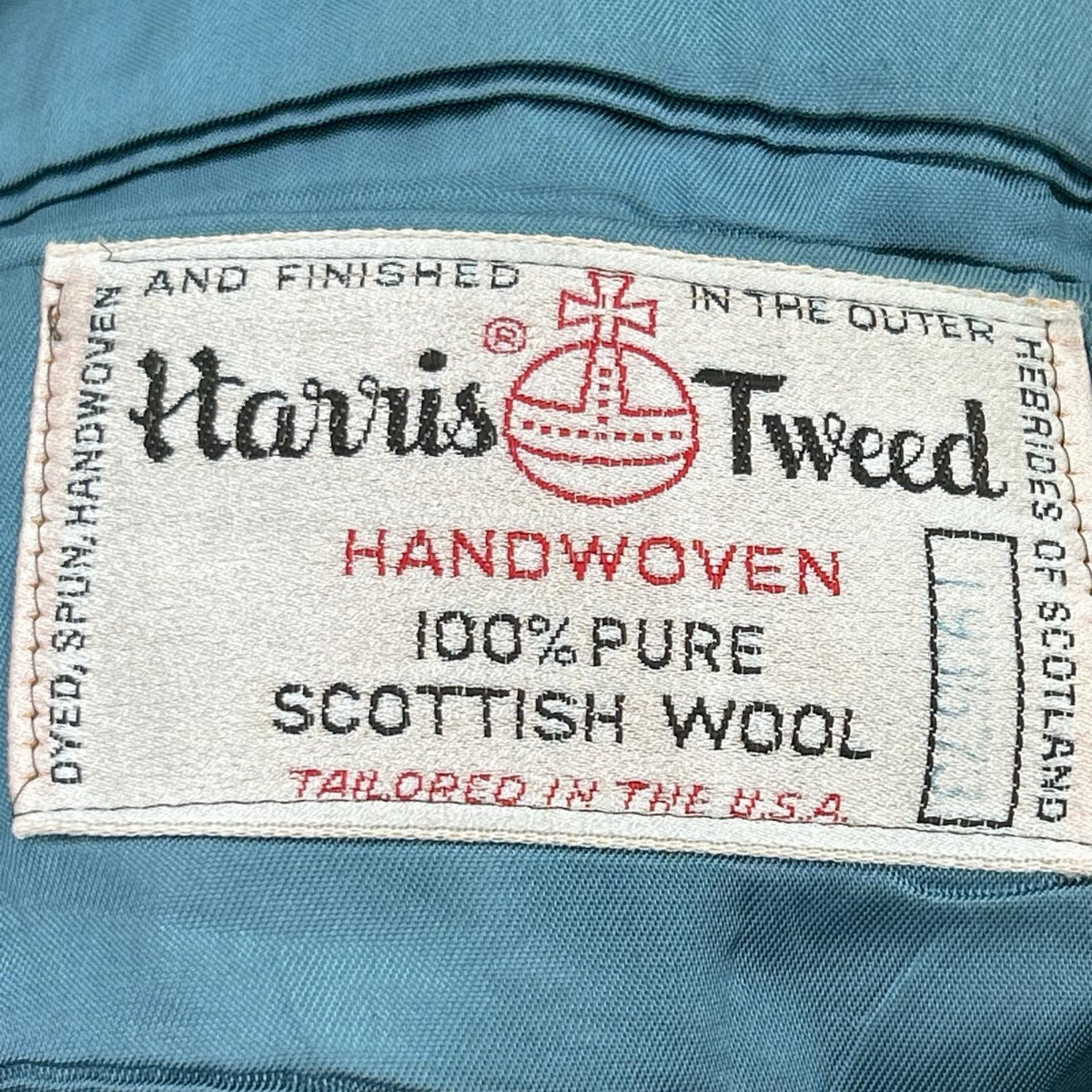 テーラードジャケット Harrrs Tweed グレー マルチカラー