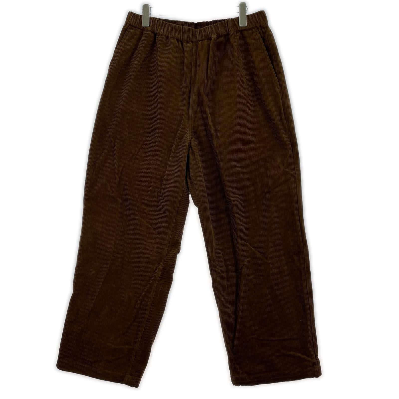 パンツ COTTON CORDUROY UTILITY PANTS BWN L L ブラウン