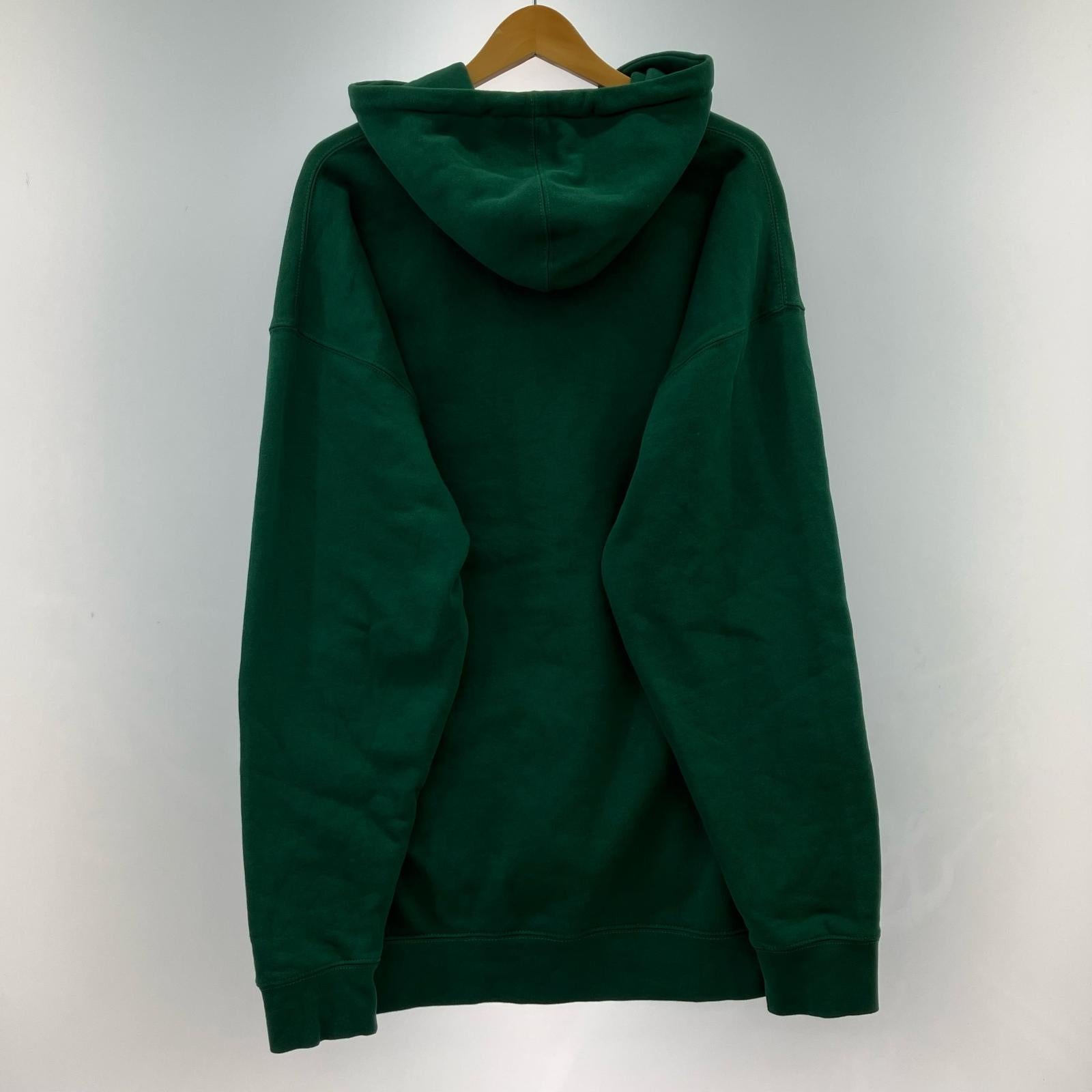 パーカー プリントロゴパーカー XL 緑 LL