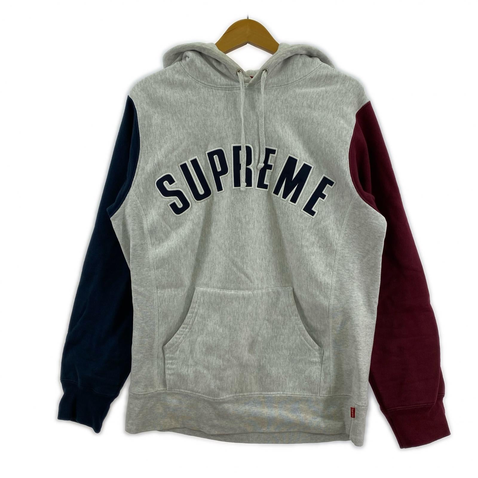 パーカー 16AW color blocked arc logo sweatshirt M M