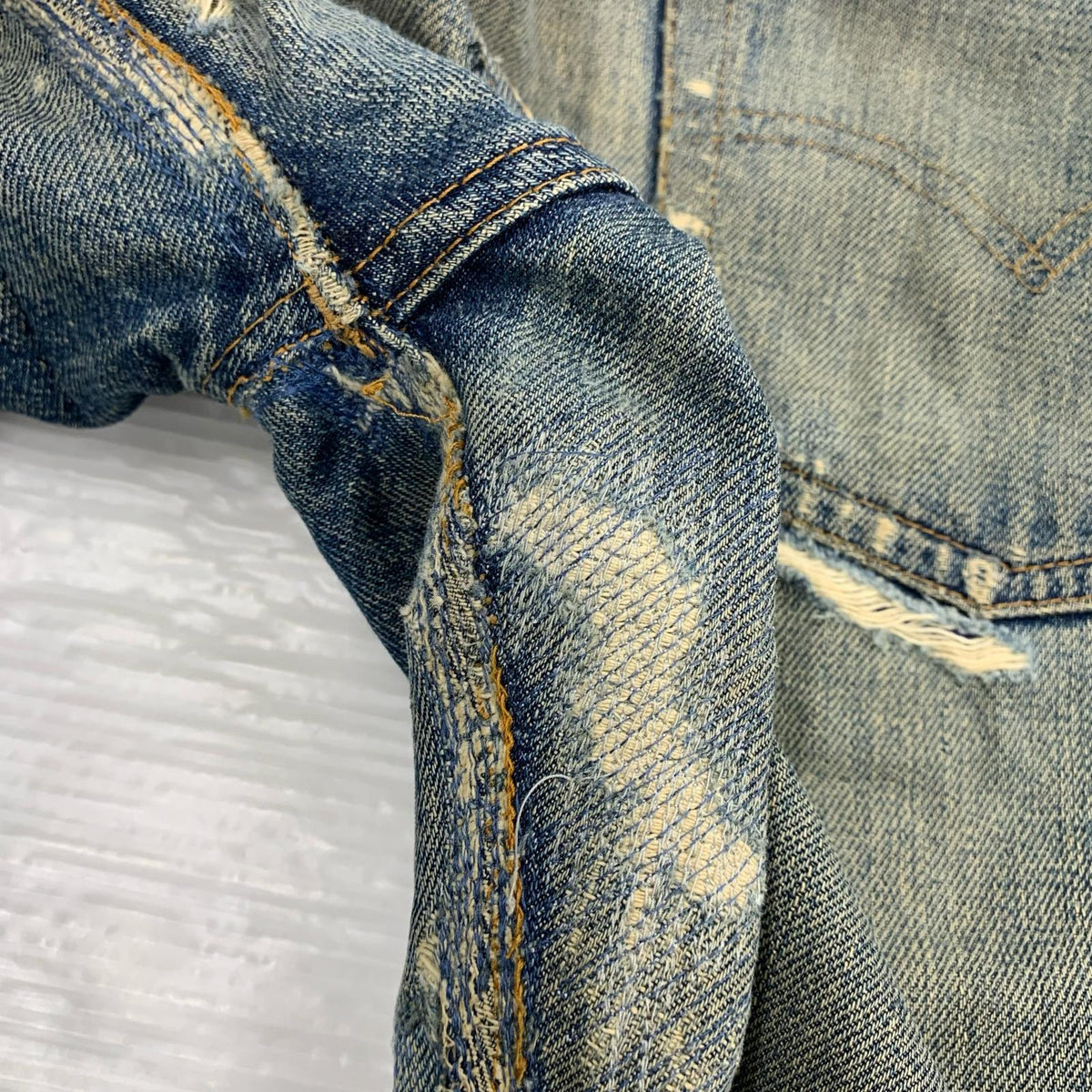 デニムパンツ Levi's 60s BIGE ブルー