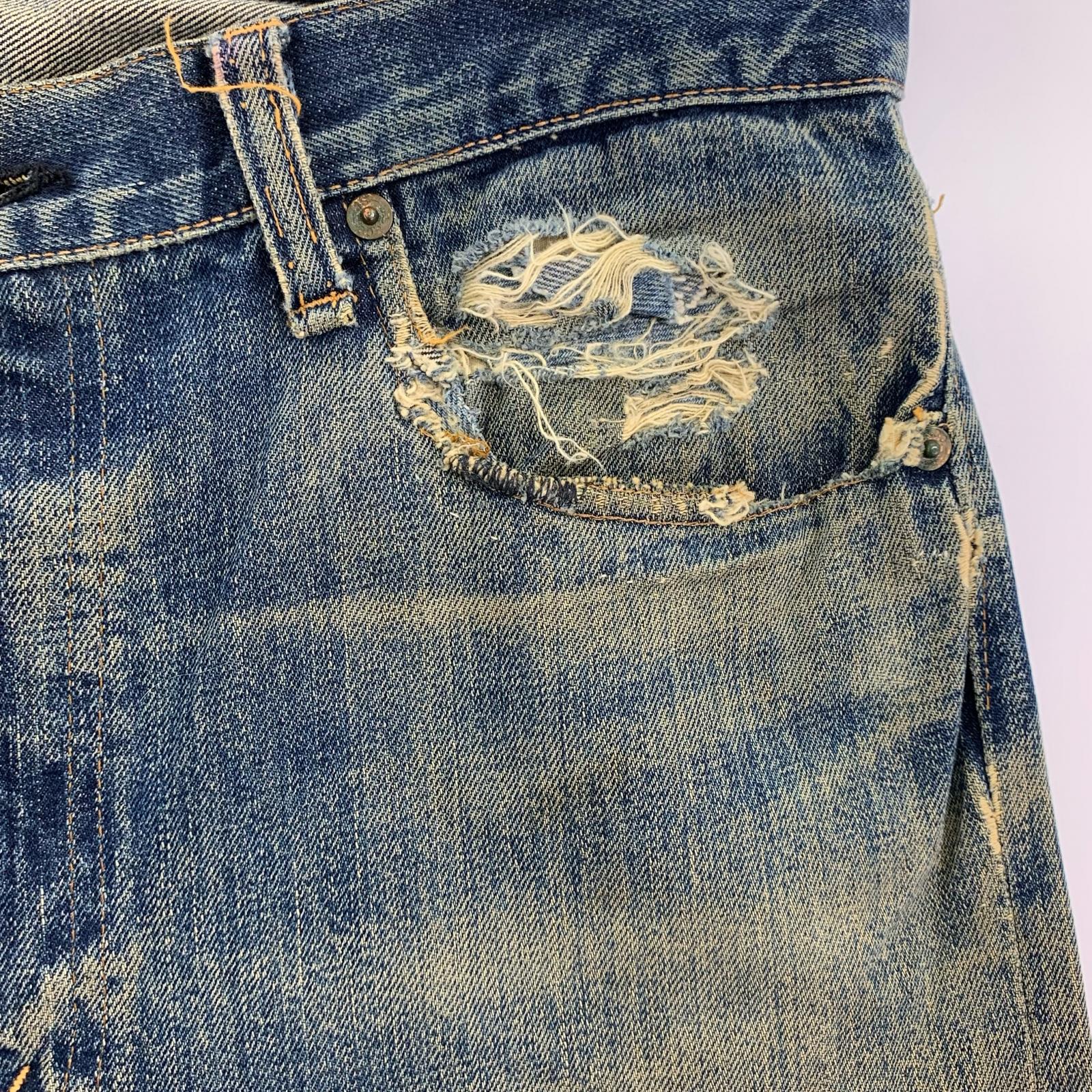 デニムパンツ LevI's 60s 501 BIGE ブルー