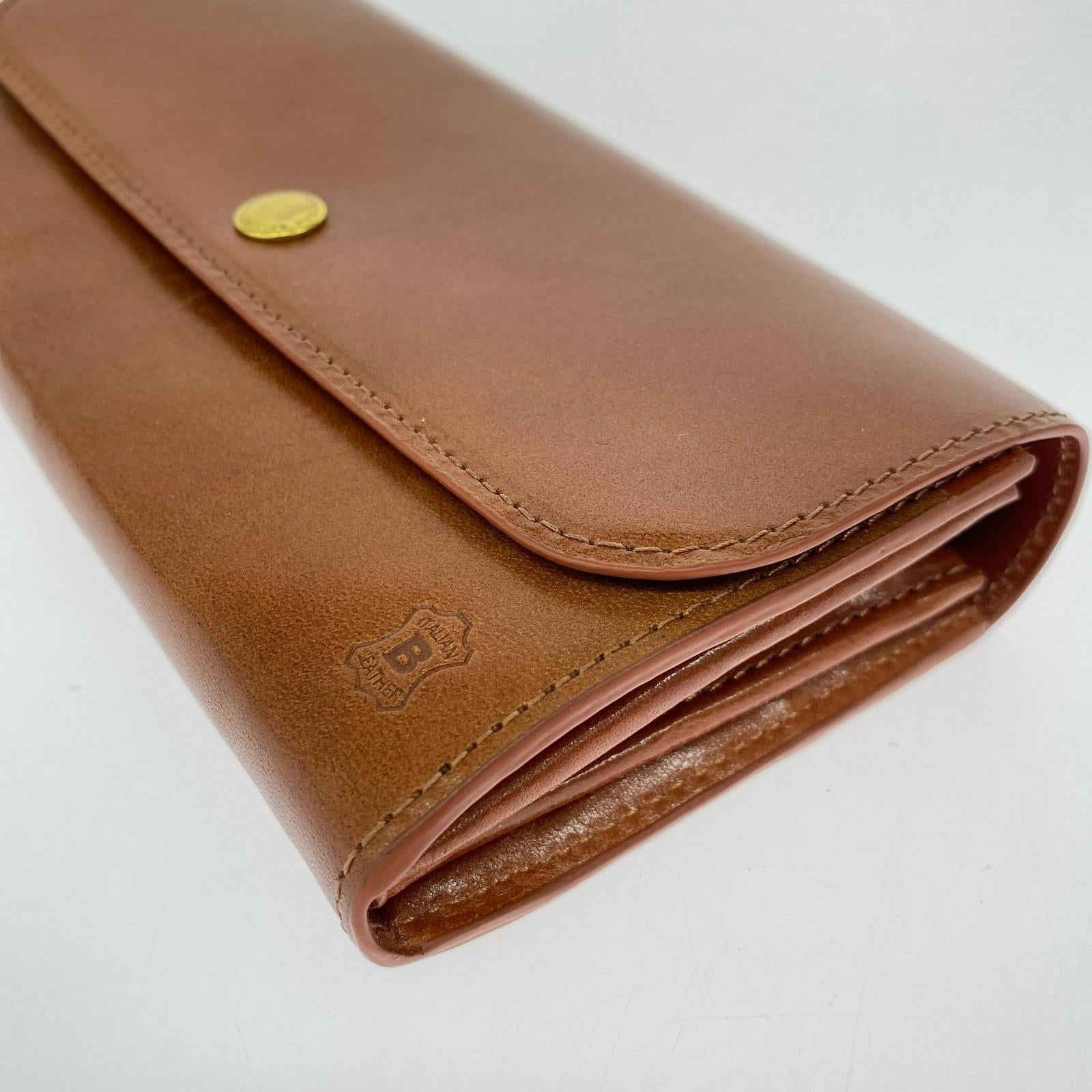 長財布 BELLIES YORK レザー 二つ折り 茶 ブラウン