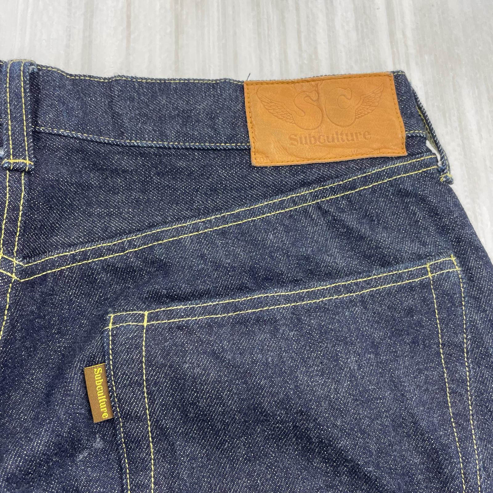 デニムパンツ Subculture 4701XX IRON DENIM PANTS (32) 32 ブルー