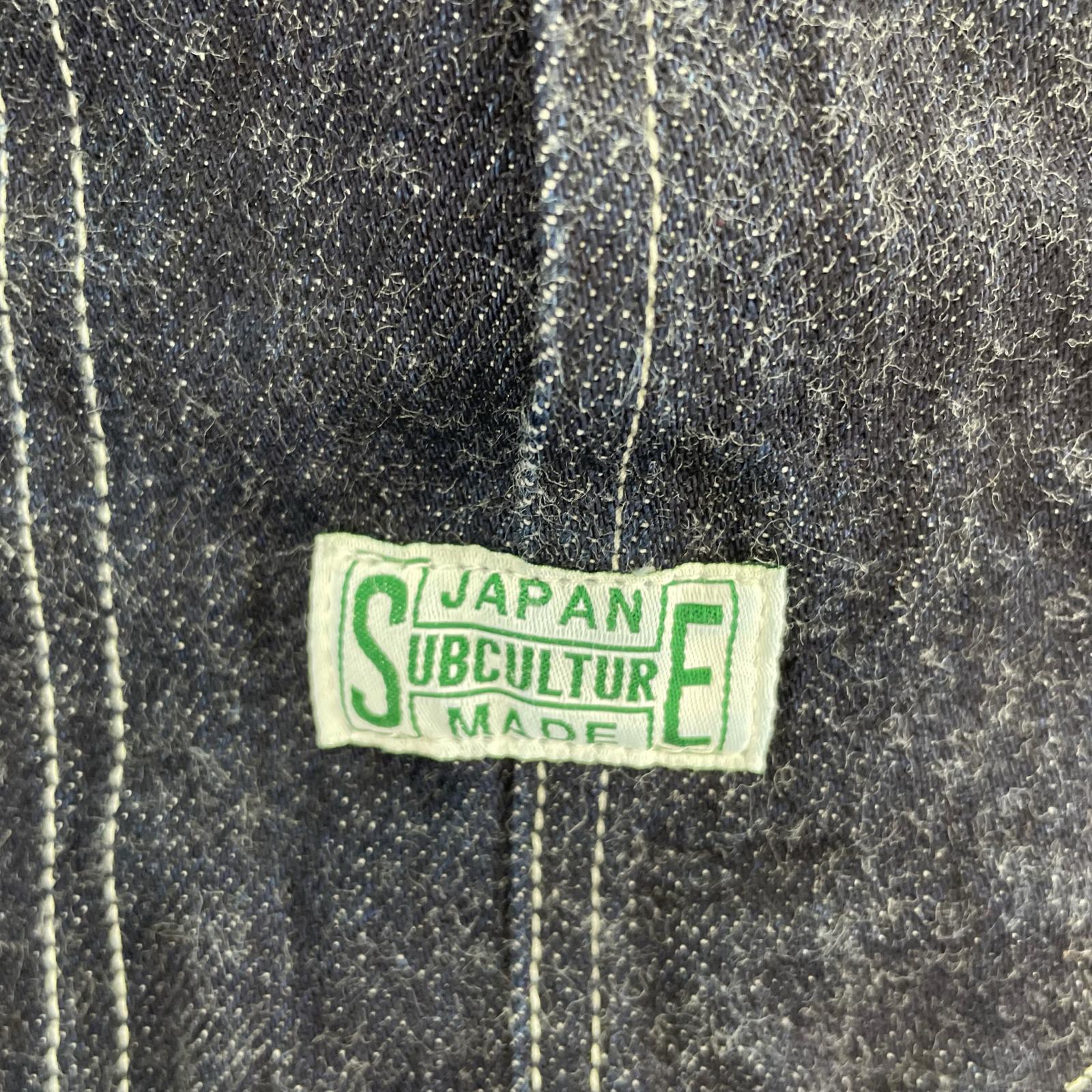 デニムジャケット Subculture SC COVERALL INDIGO (2) 2 ブルー