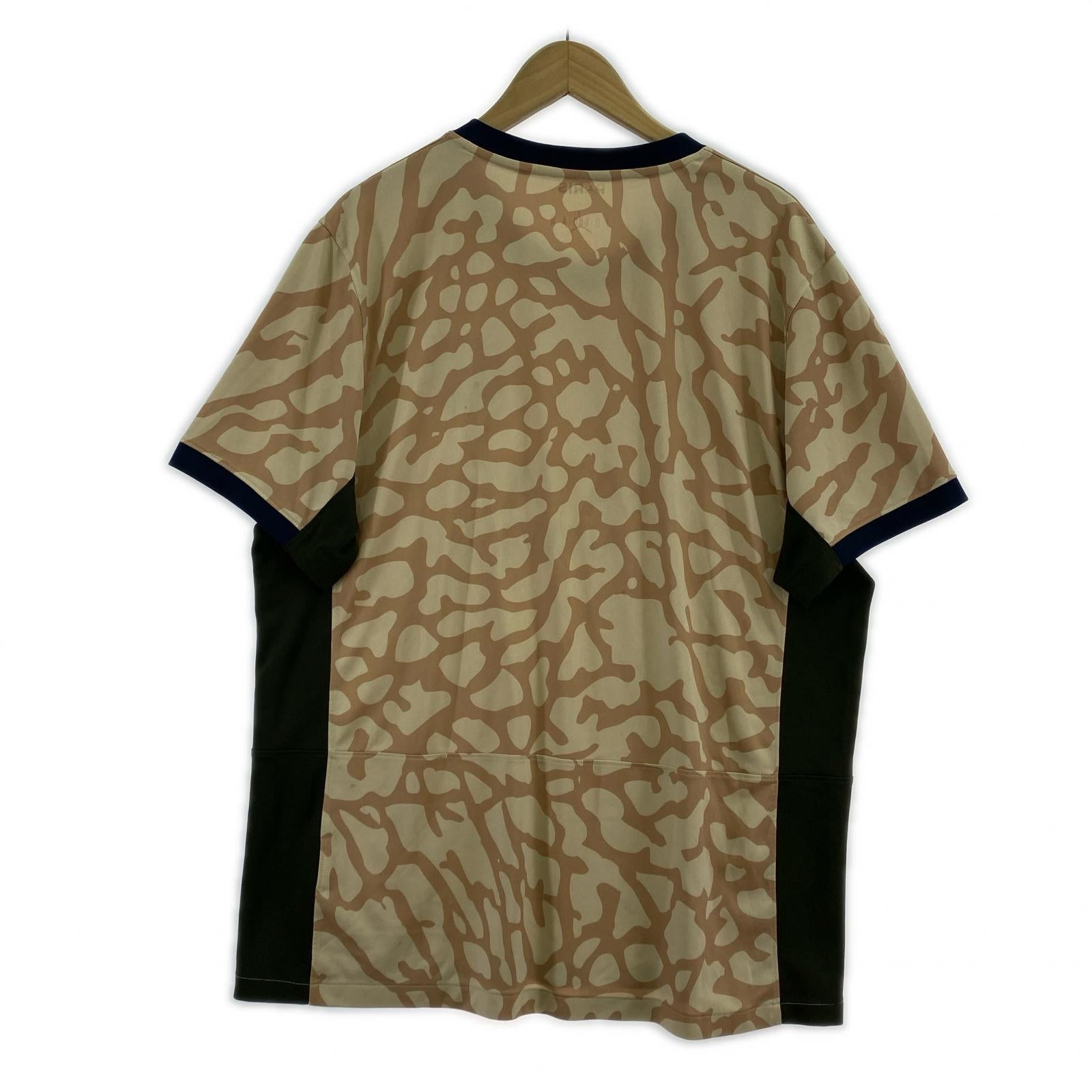 半袖Tシャツ ×paris saint-germain ユニフォーム カモ柄 ブラウン