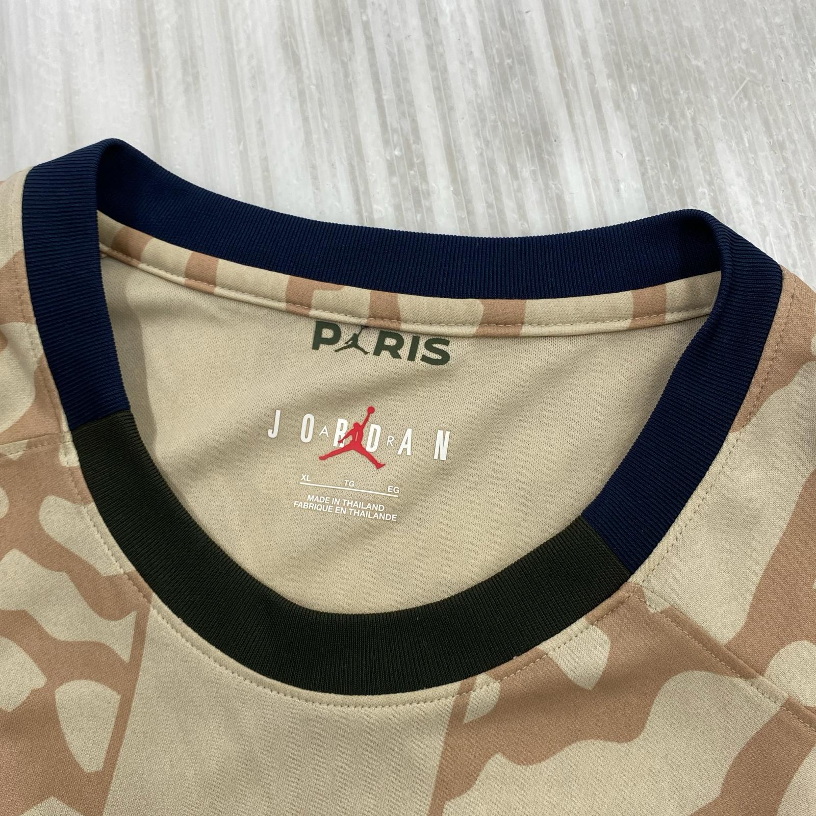 半袖Tシャツ ×paris saint-germain ユニフォーム カモ柄 ブラウン