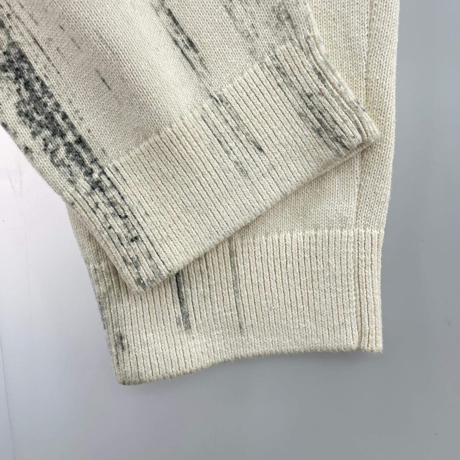 パンツ YOKE 22SS PRINTED COTTON KNITLOUNGEPANTS YK22SS0349S 白(2) ホワイト