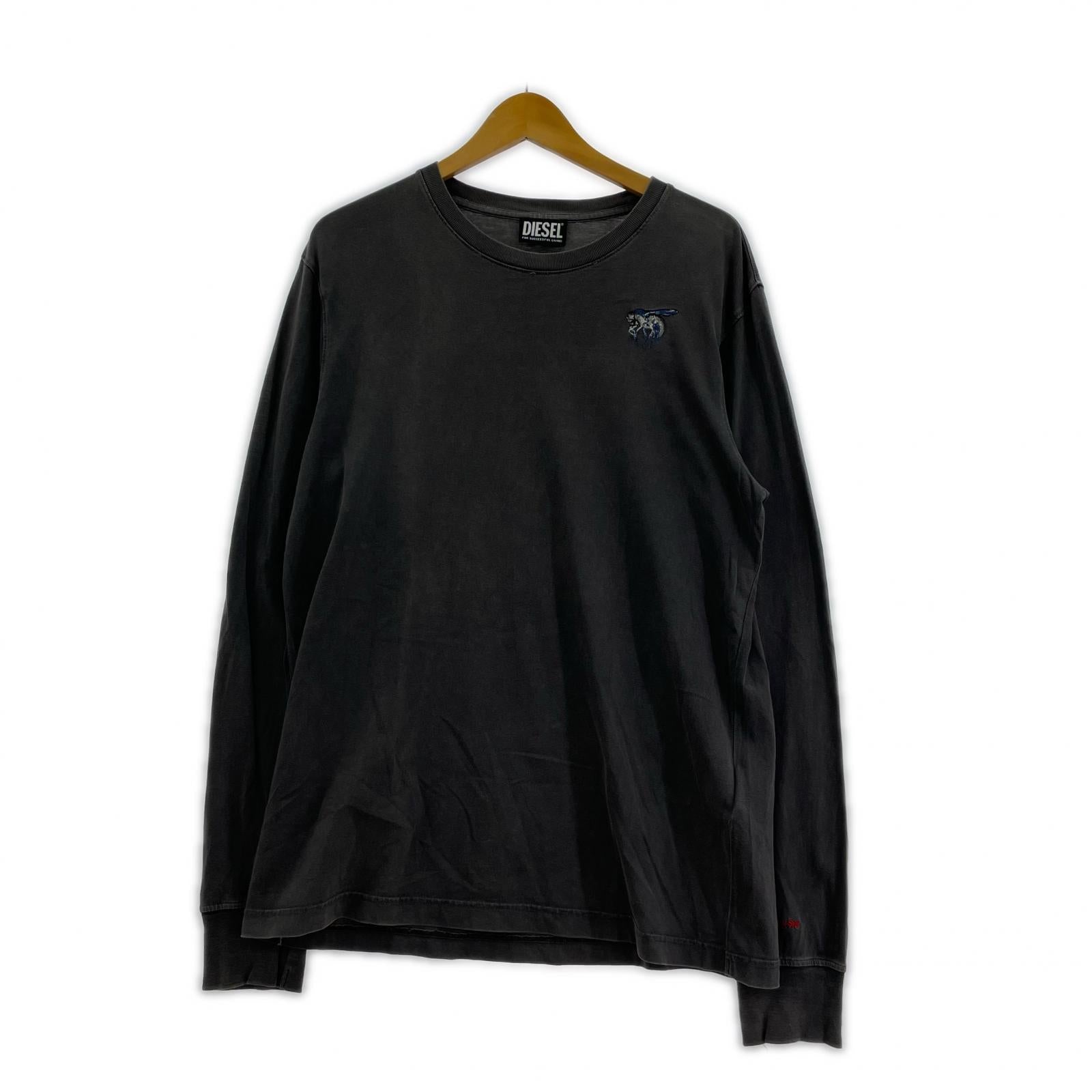 長袖Tシャツ T-JUST-LS-E10 グレー (M) M グレー