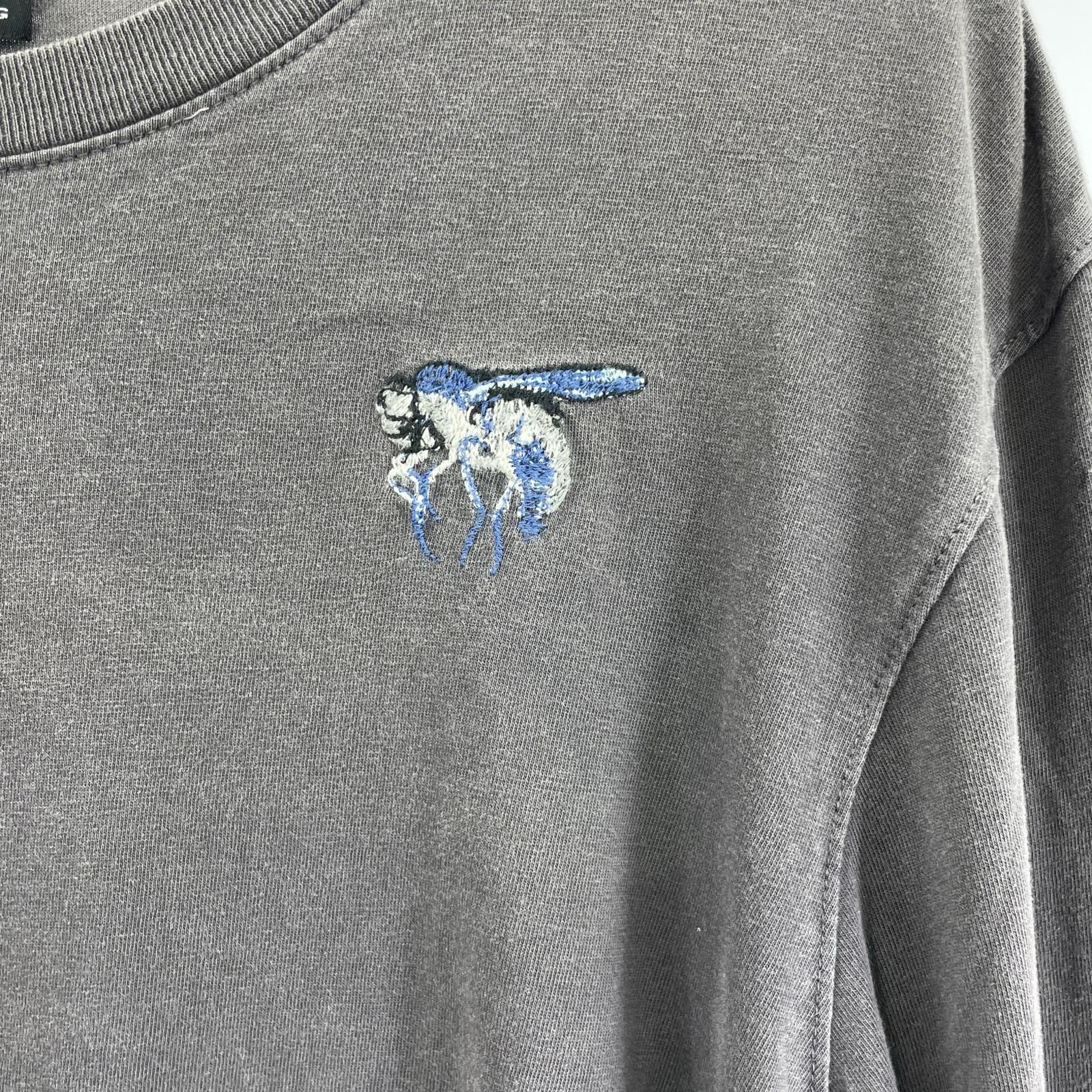 長袖Tシャツ T-JUST-LS-E10 グレー (M) M グレー