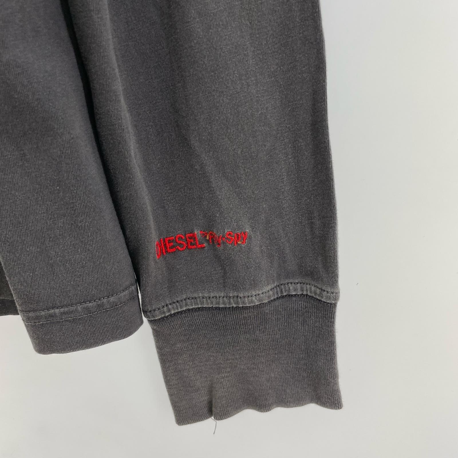 長袖Tシャツ T-JUST-LS-E10 グレー (M) M グレー
