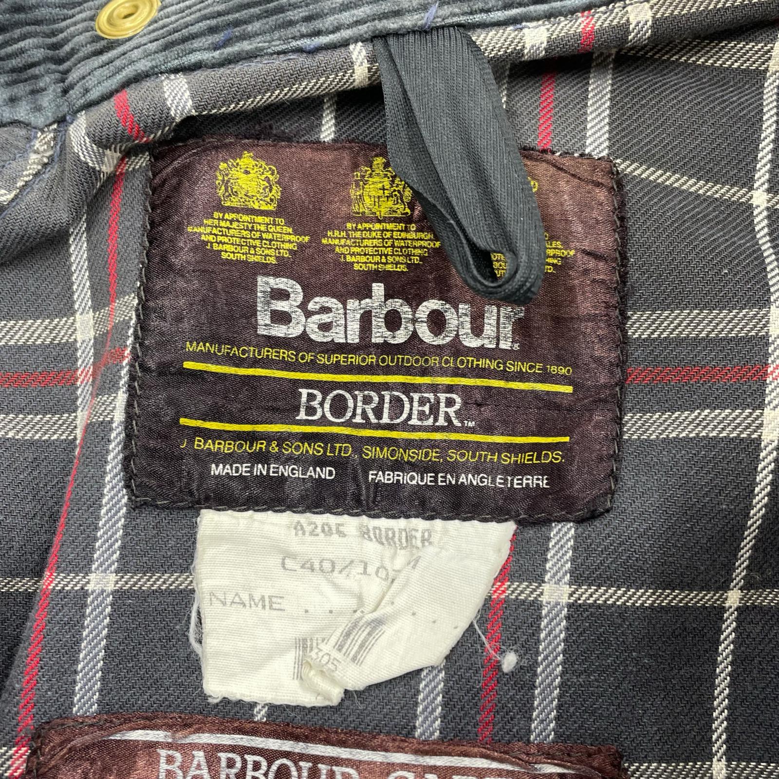 ジャケット barbour a205 border jacket グレー