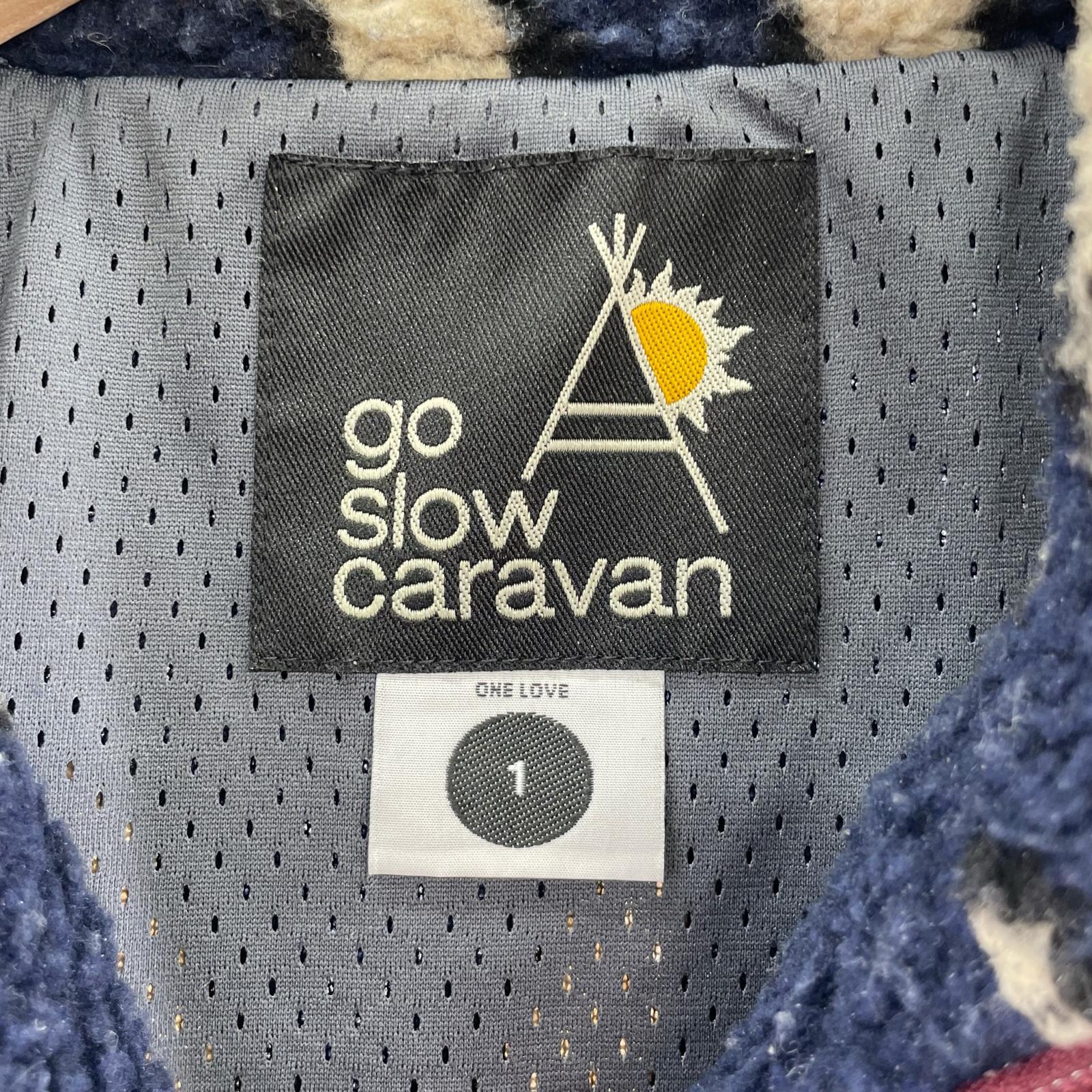 その他トップス go slow caravan ジップアップブルゾン