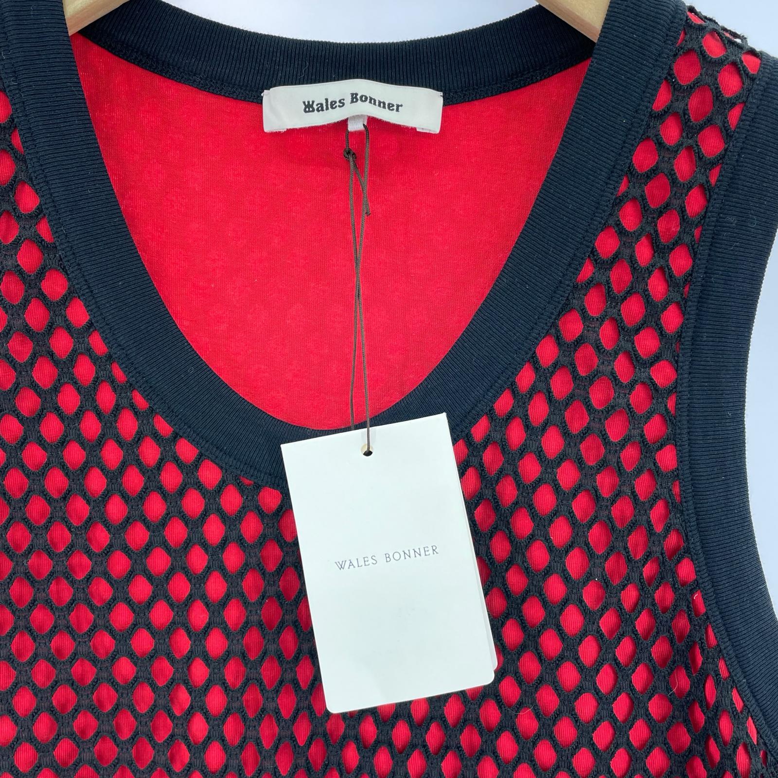 タンクトップ Record Mesh Tank Top 'Red' L L