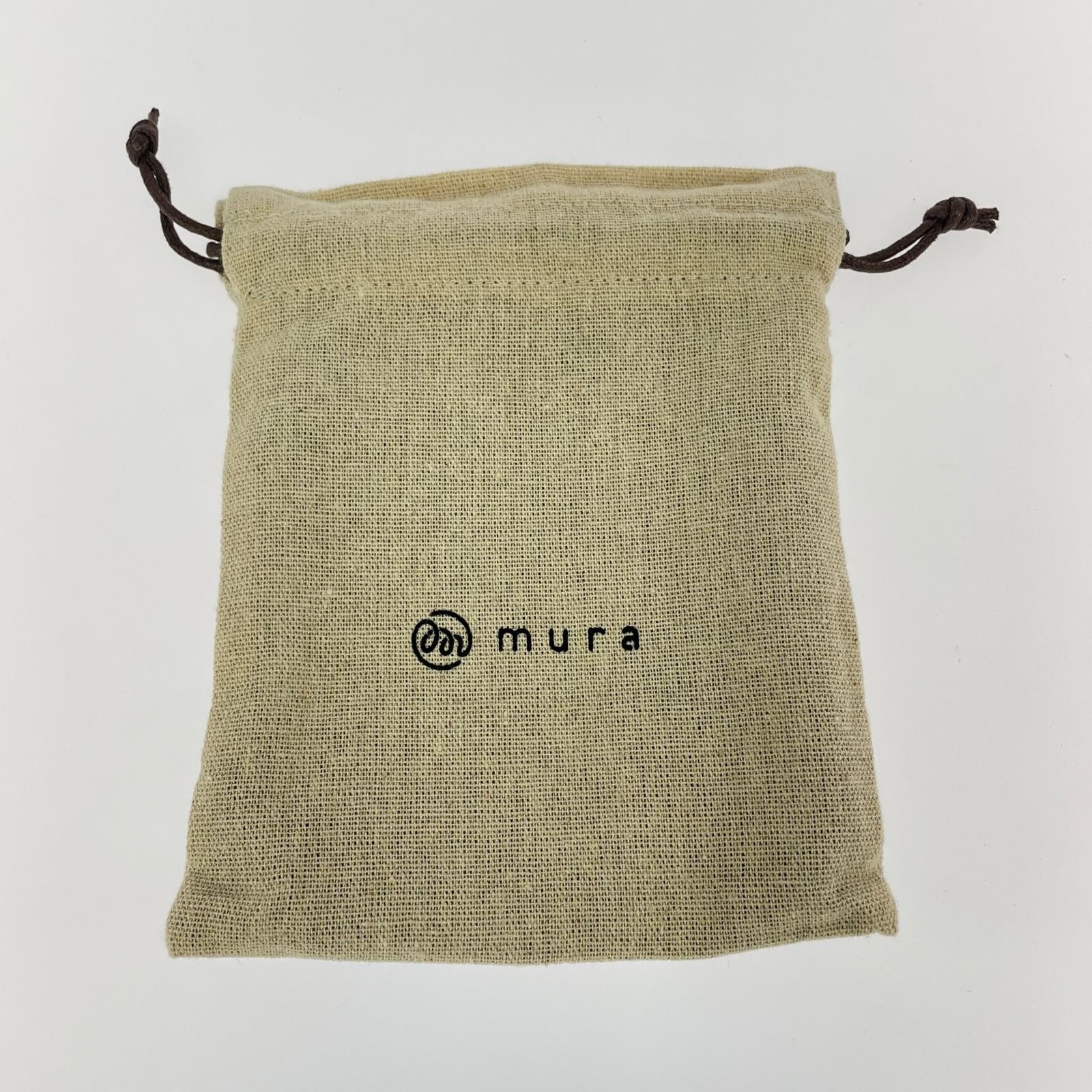 コンパクトウォレット mura ラウンドジップ GRY グレー