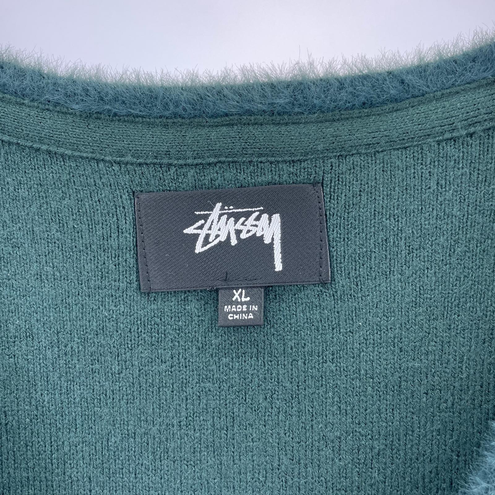 カーディガン STUSSY カーディガン グリーン