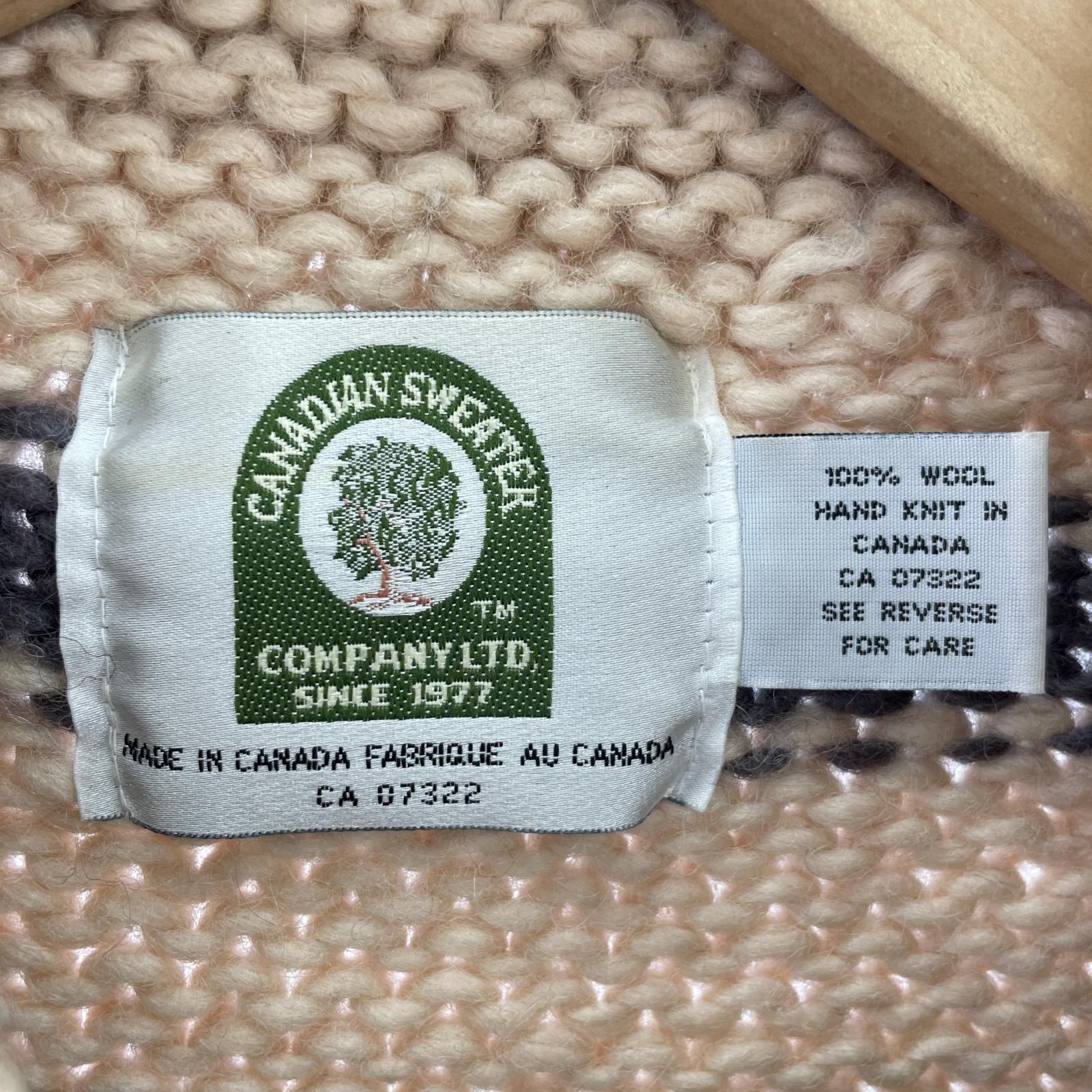 ニット CANADIAN SWEATER COMPANY LTD SINCE 1977 ベージュ