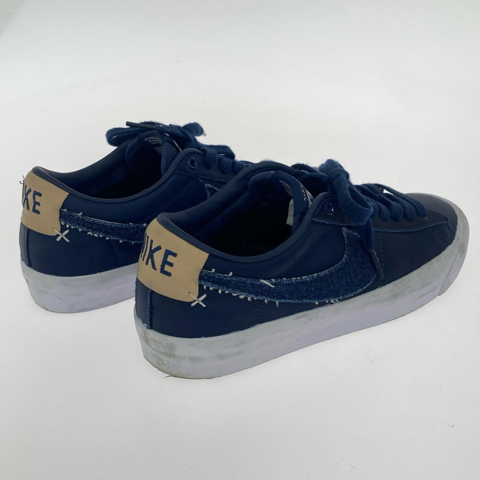スニーカー BLAZER LOW GT PRO PRM DM8890-400 27.5cm (US9 1/2 UK9 EU45) ネイビー