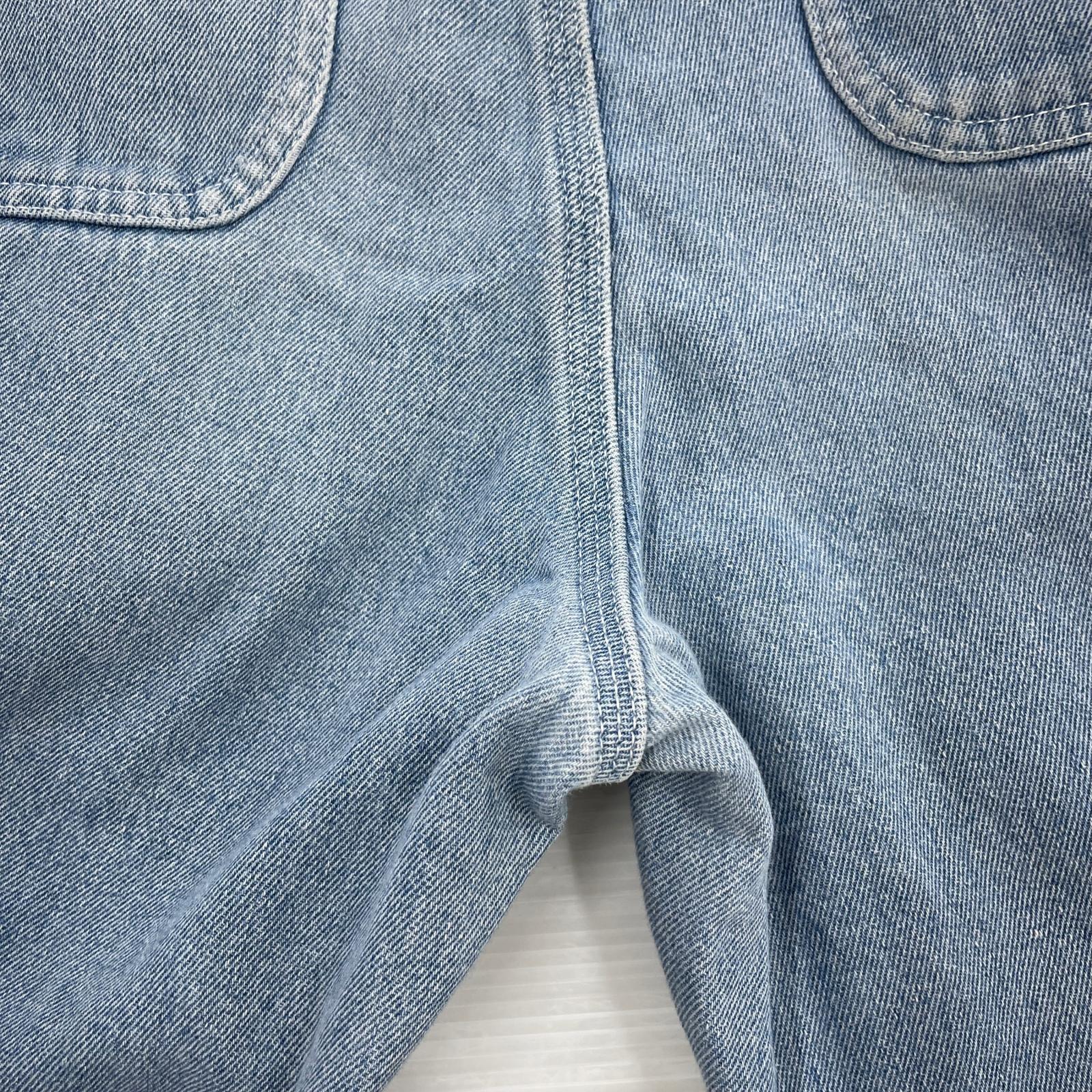 デニムパンツ XLARGE ダブルニーデニム 34 ブルー