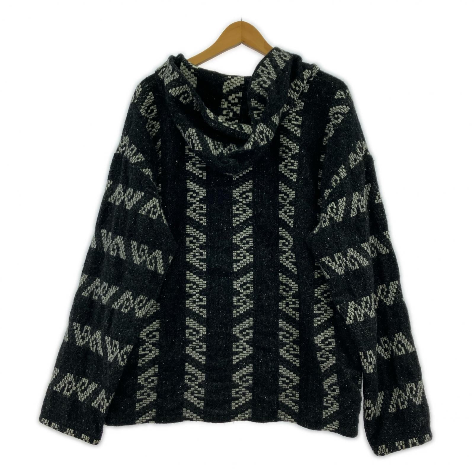 パーカー Raza Parka ウール 黒 (XL) ブラック