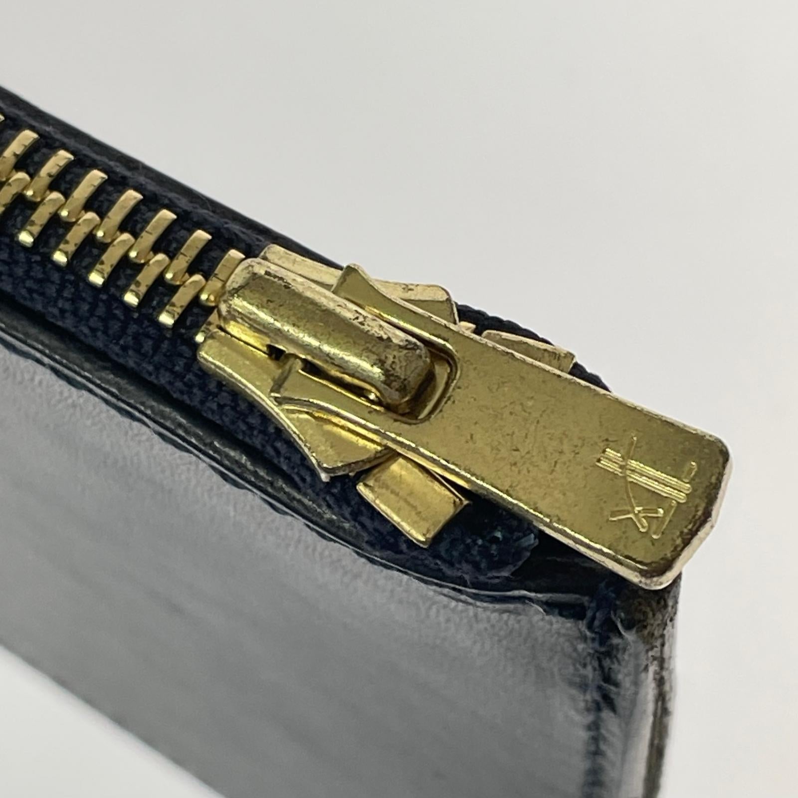 長財布 レザー ロング ジップウォレット 黒 ブラック