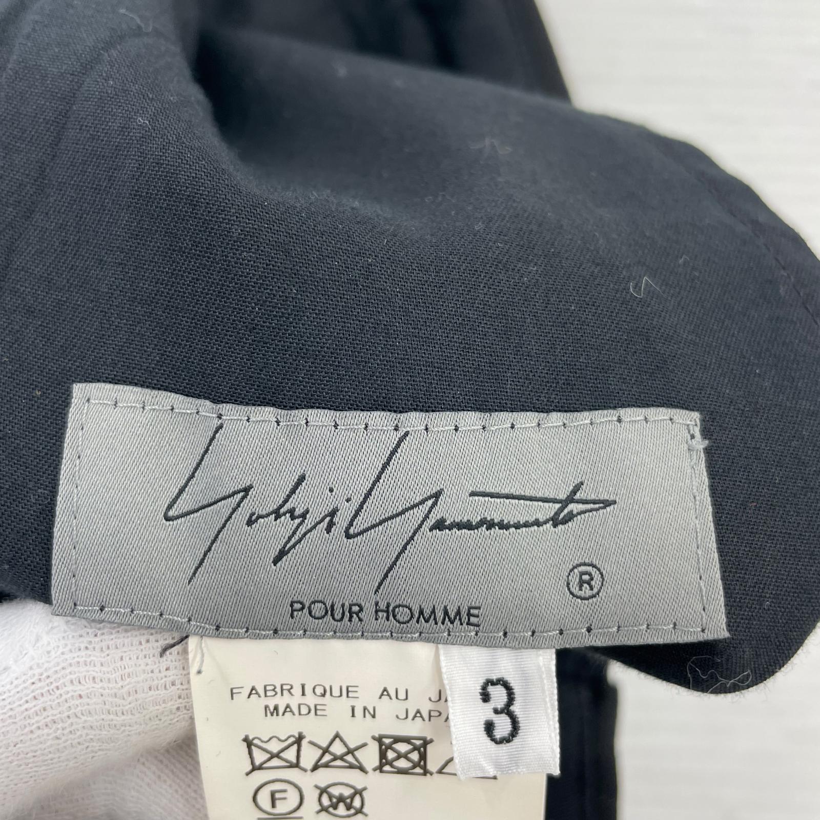 パンツ pour homme 23aw ブラック (3) 3 ブラック