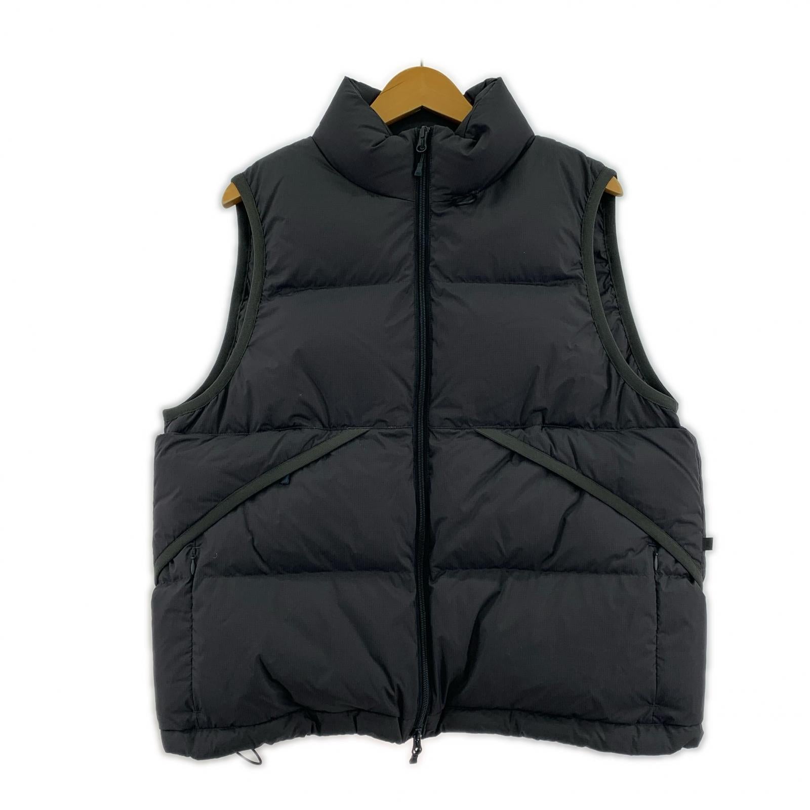 ダウンベスト TECH ALPINE DOWN VEST 黒 (S) S ブラック