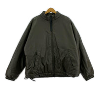 ブルゾン フェイクレザー STAND COLLAR BLOUSON 茶 (38) 38 ブラウン