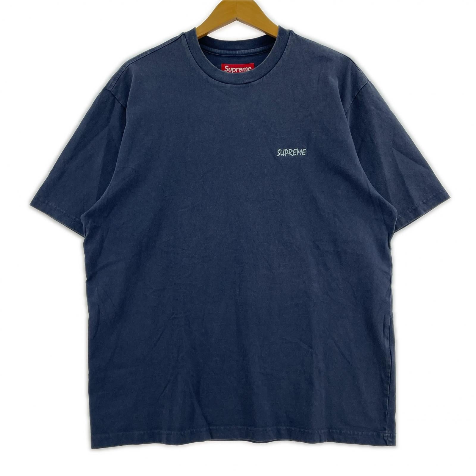 半袖Tシャツ 25AW WASHED TEE 青 (M)
