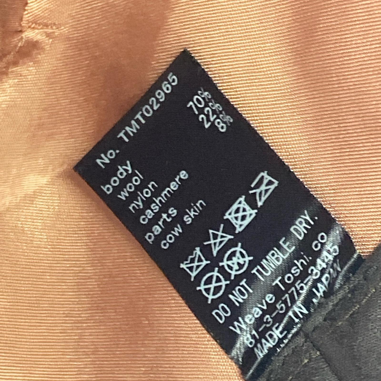 ハット TMT02965 中折れハット レザー切替 ブラウン