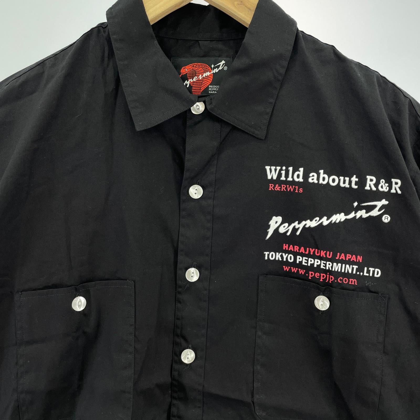 長袖シャツ PEPPERMINT ブラック M ブラック