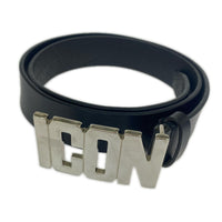 その他アクセサリー ICON レザーベルト 黒 ブラック