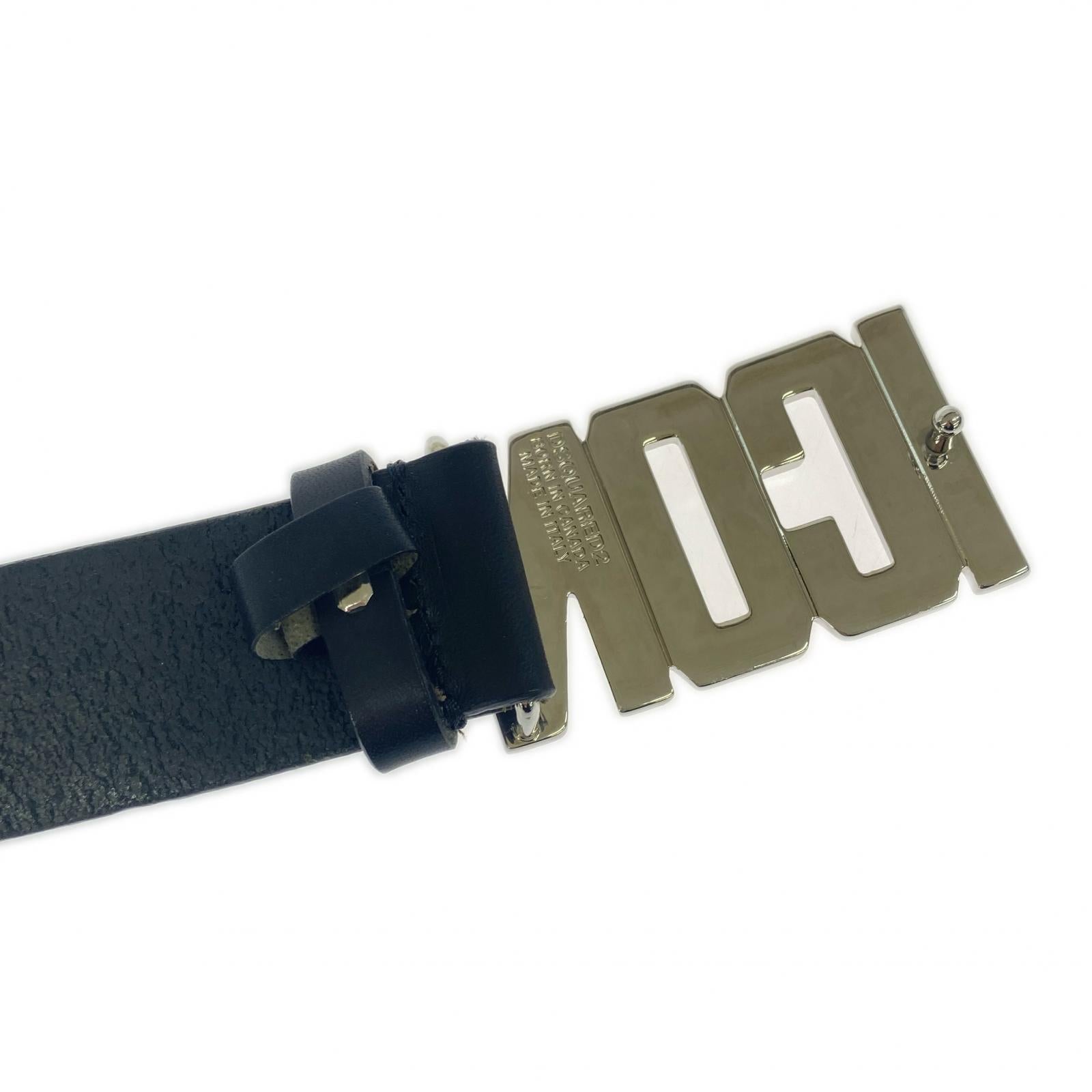 その他アクセサリー ICON レザーベルト 黒 ブラック