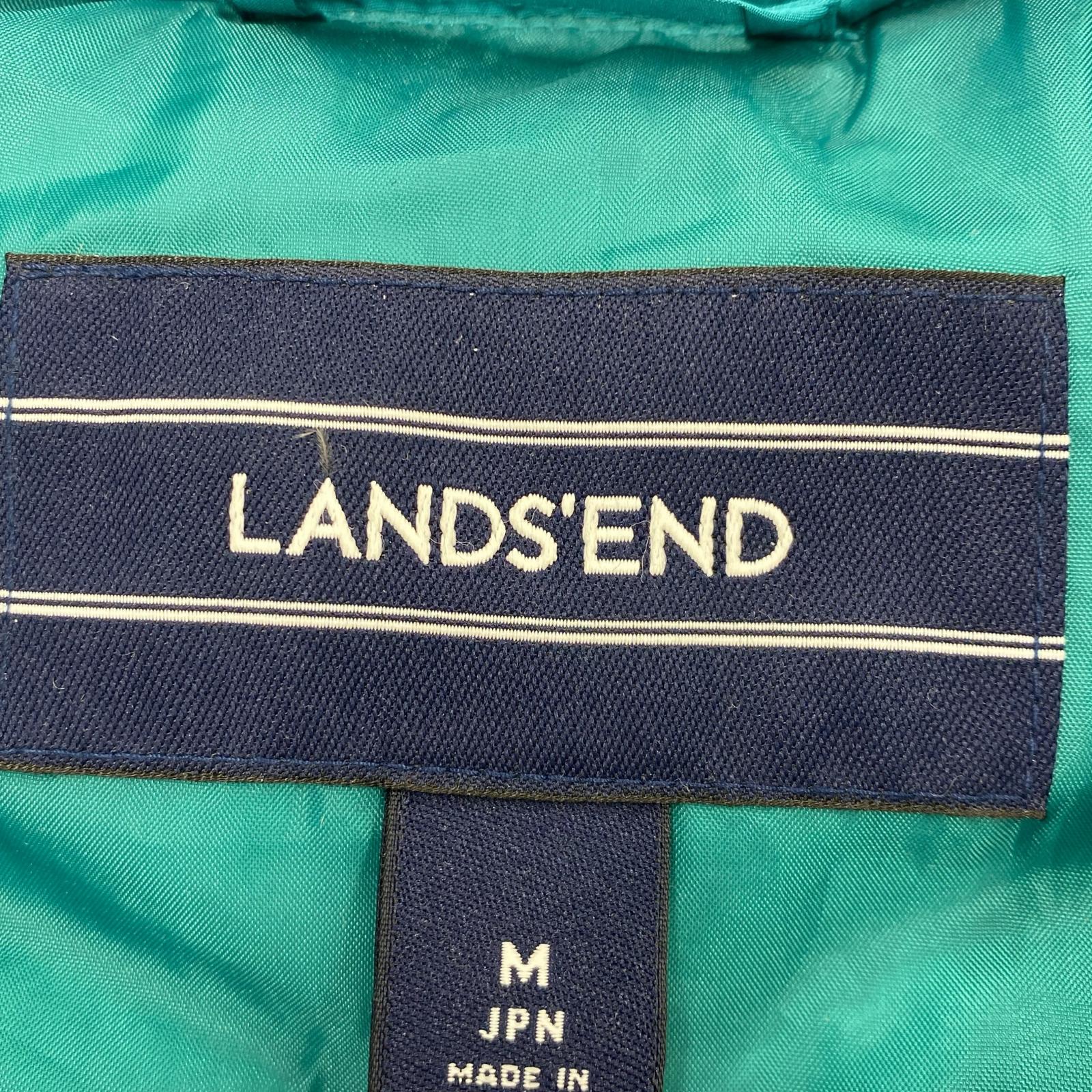 ダウンベスト lands end/Puffer Vest Jacket M ブルー