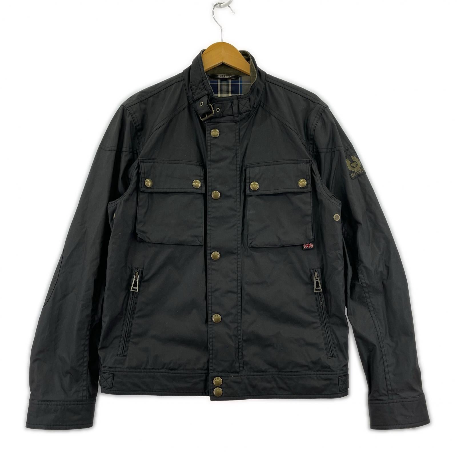ジャケット BELSTAFF レースマスター ワックスジャケット 71020198 黒 (50) 50 ブラック