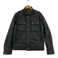 ジャケット BELSTAFF レースマスター ワックスジャケット 71020198 黒 (50) 50 ブラック