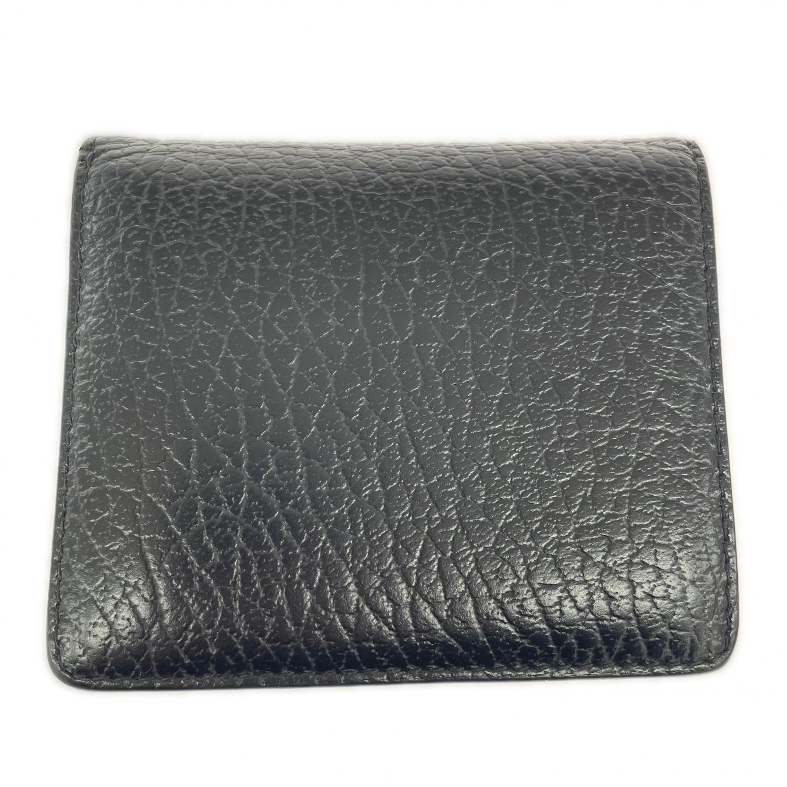 コンパクトウォレット MAISON MARGIELA コンパクトウォレット ブラック