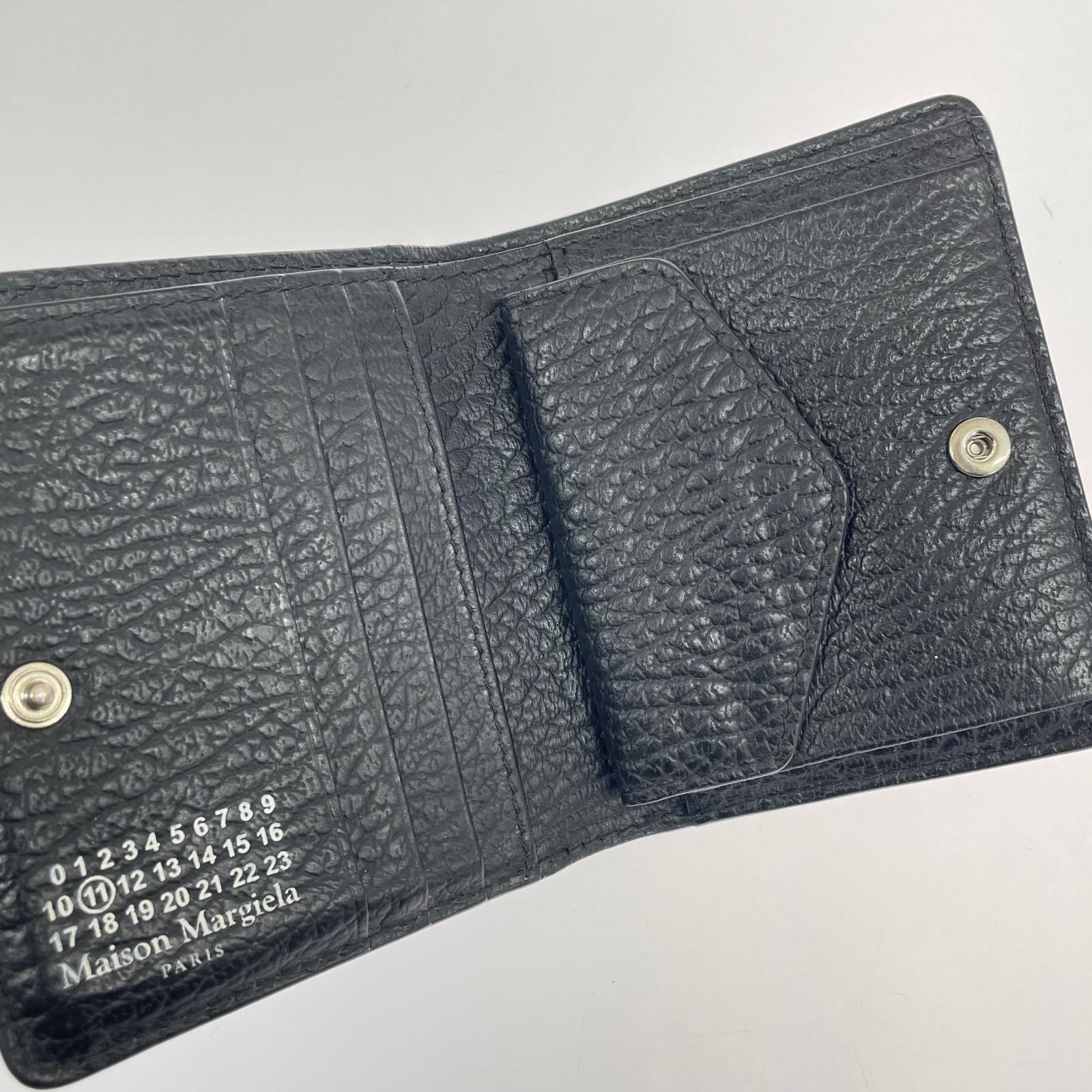 コンパクトウォレット MAISON MARGIELA コンパクトウォレット ブラック