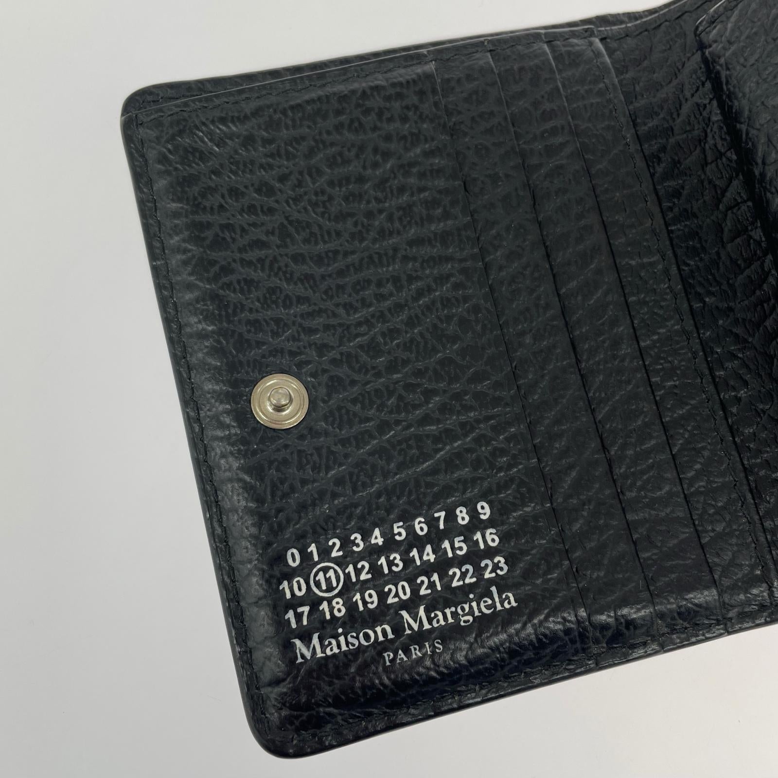 コンパクトウォレット MAISON MARGIELA コンパクトウォレット ブラック