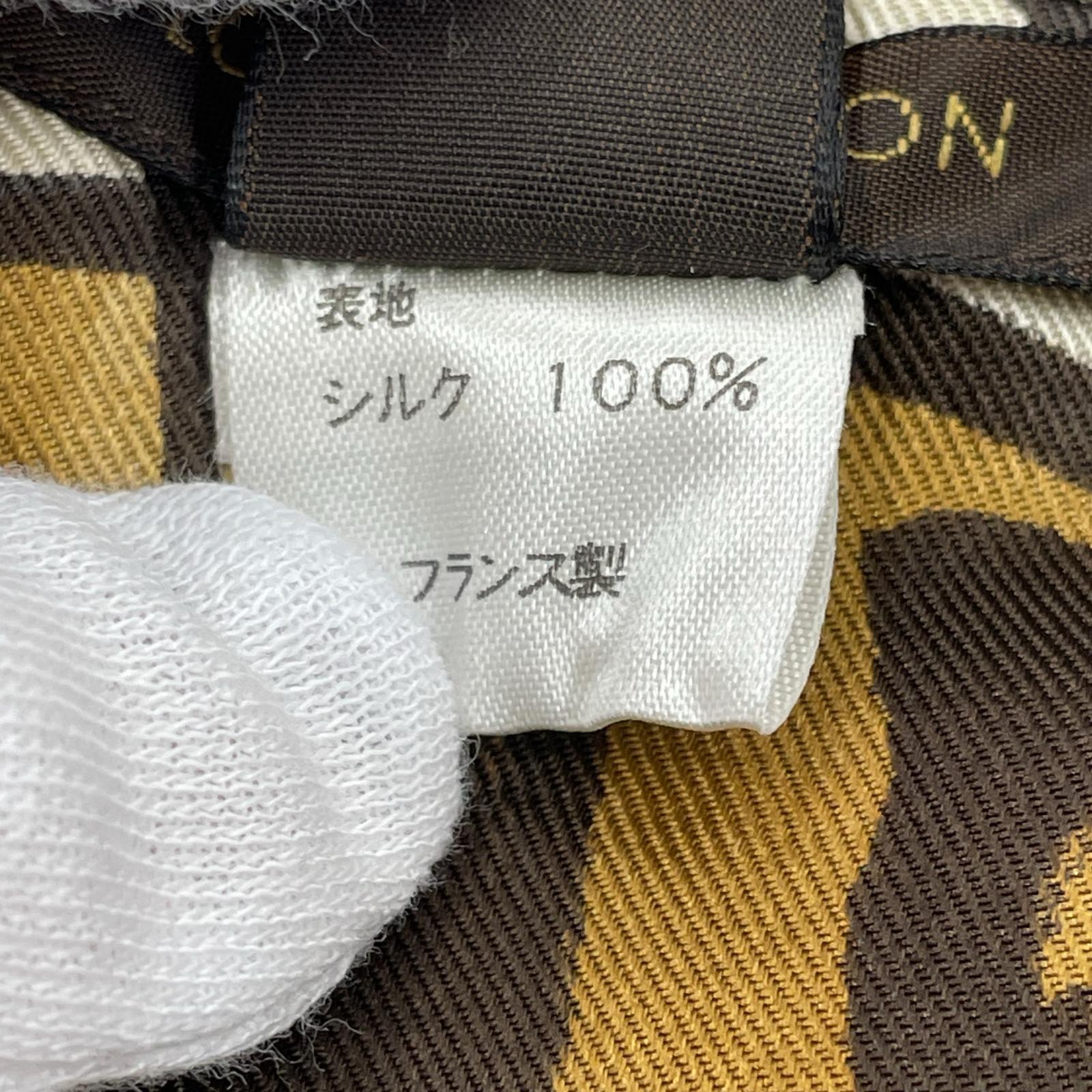 シャツ レオパード シルク100%