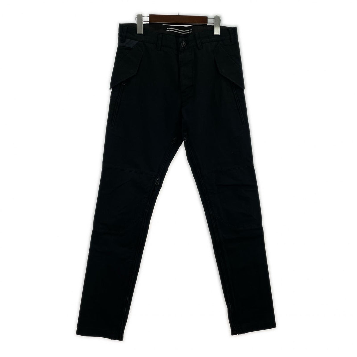 パンツ 14AW ジップトラウザーズ 黒 W30 30 ブラック