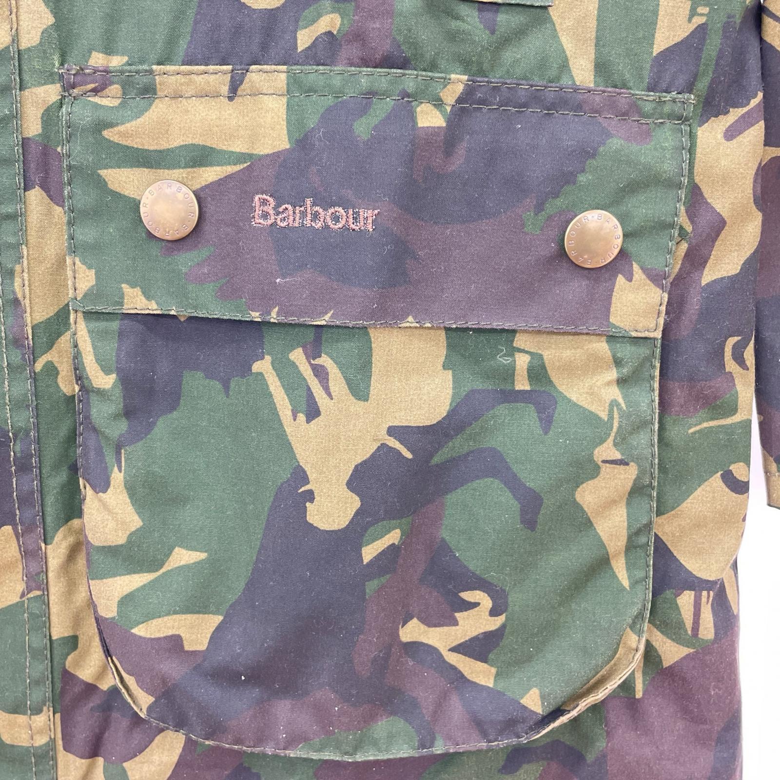 ジャケット Bourne Camo/Waxed Jacket (M) M グリーン