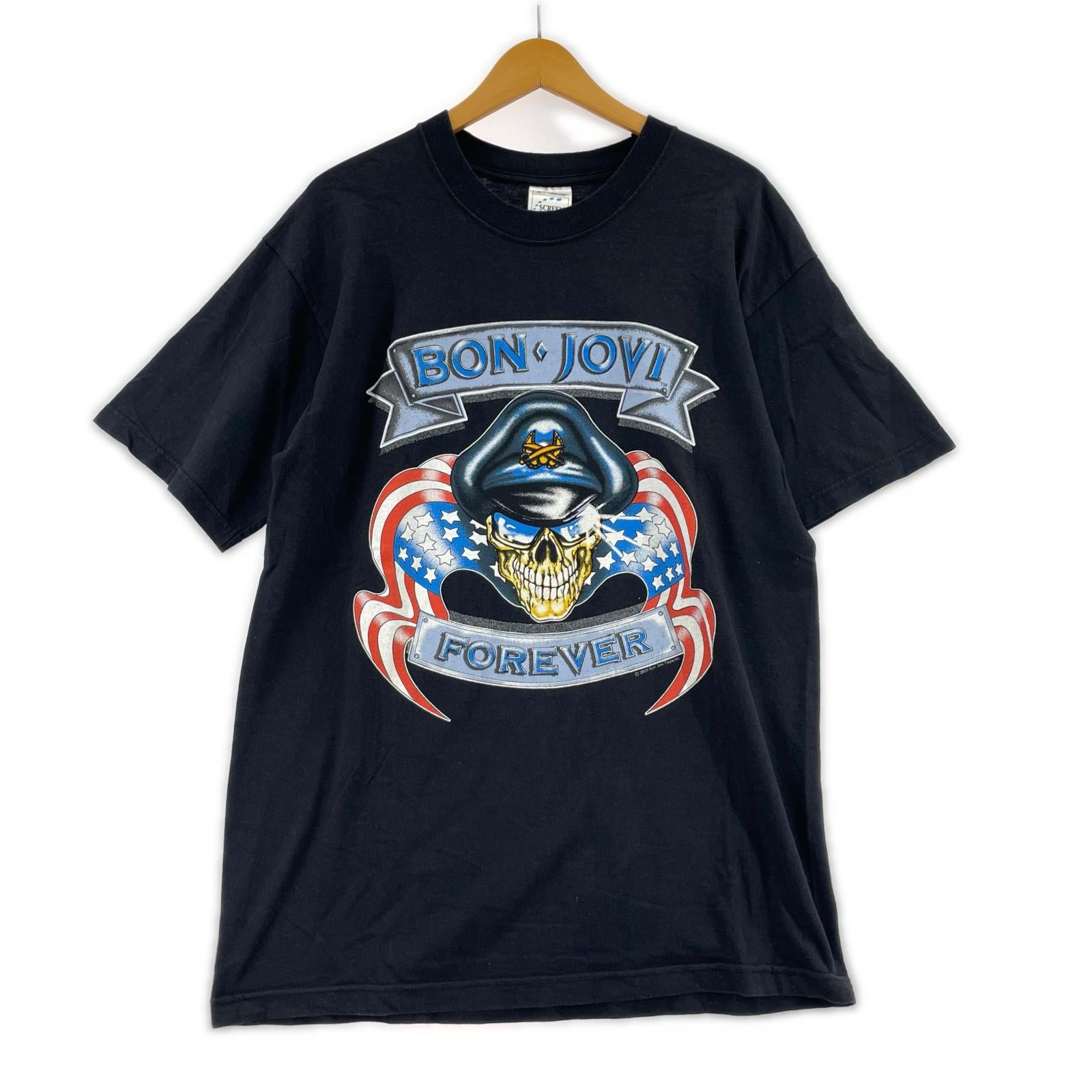 半袖Tシャツ SCREEN STARS BON・JOVI プリントTee M ブラック M ブラック